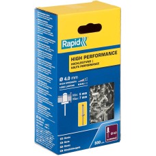 RAPID R:High-performance-rivet, 4.0 х 10 мм, 500 шт, алюминиевая высокопроизводительная заклепка (5001433)