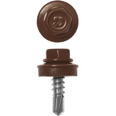 ЗУБР СКМ 8017, 25 х 5.5 мм, шок.-коричн., 1800 шт (8,64 кг.), кровельный саморез, Профессионал (4-300310-55-025-8017)