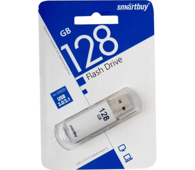 USB флеш SMARTBUY (SB128GBVC-S3) 128GB V-CUT SILVER USB3.0