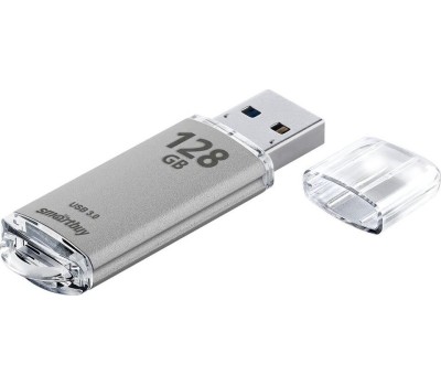 USB флеш SMARTBUY (SB128GBVC-S3) 128GB V-CUT SILVER USB3.0