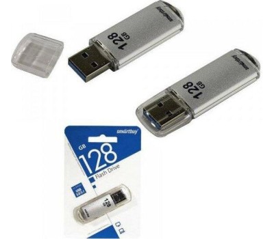 USB флеш SMARTBUY (SB128GBVC-S3) 128GB V-CUT SILVER USB3.0