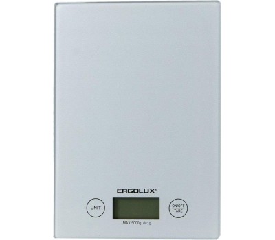 Весы кухонные ERGOLUX ELX-SK02-С03 серые металлик