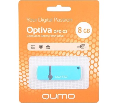 USB флэш QUMO (17824) 8GB Optiva 02 Blue