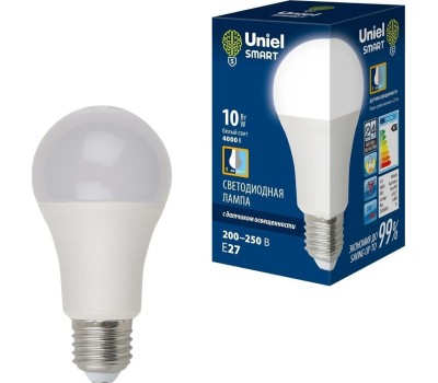 Лампа светодиодная UNIEL (UL-00005710) LED-A60-10W/4000K/E27