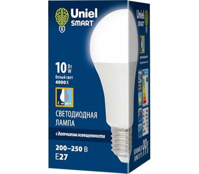 Лампа светодиодная UNIEL (UL-00005710) LED-A60-10W/4000K/E27