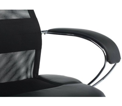 Кресло БЮРОКРАТ Кресло руководителя CH-608 черный TW-01 сиденье черный TW-11 искусст.кожа/сетка/ткань с под