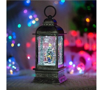 NEON-NIGHT (501-065) Декоративный фонарь с эф снегопада и подсветкой 