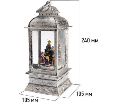 NEON-NIGHT (501-065) Декоративный фонарь с эф снегопада и подсветкой 
