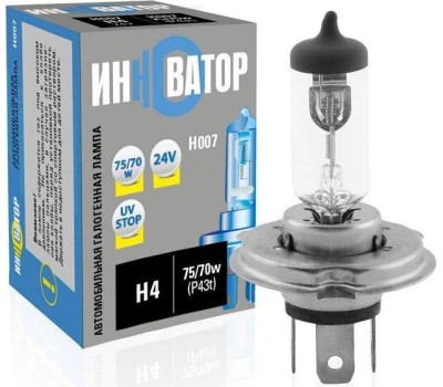 Лампа галогенная GOODYEAR GY014240 лампа галогенная автомобильная Н4 24V 75/70W P43t