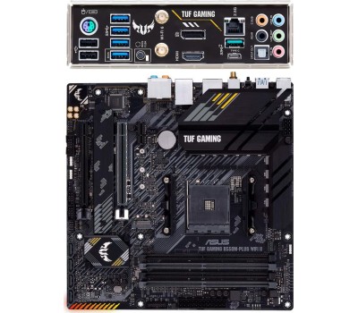 Материнская плата ASUS TUF GAMING B550M-PLUS WIFI II Soc-AM4 AMD B550 4xDDR4 mATX AC`97 8ch (7.1) 2.5Gg RAID+HDMI+DP