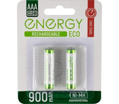 Аккумулятор ENERGY Аккумулятор Energy Eco NIMH-900-HR03/2B (АAА) 104987