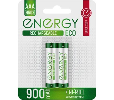 Аккумулятор ENERGY Аккумулятор Energy Eco NIMH-900-HR03/2B (АAА) 104987