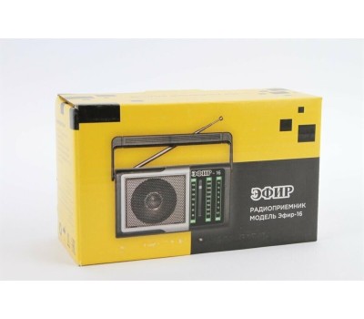 Радиоприемник СИГНАЛ Эфир-16 черный