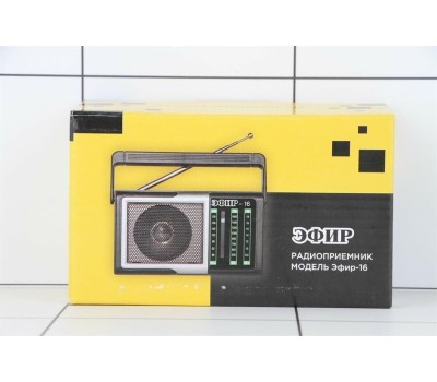 Радиоприемник СИГНАЛ Эфир-16 черный