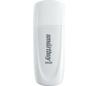 USB-флэш SMARTBUY (SB064GB2SCW) UFD 2.0 064GB Scout White белый