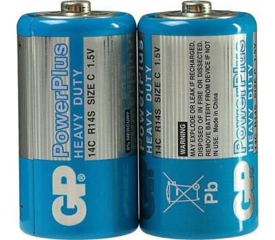 Солевая батарейка GP (11087) 14CEBRA-2S2 (R14)