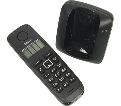 Радиотелефон GIGASET A116 Black (S30852-H2801-S301)