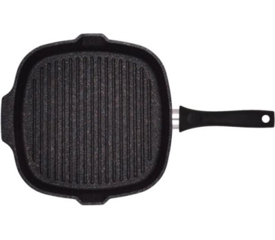 Сковорода-гриль KUKMARA сгкгг280а а/пр литая 28х28см Granit ultra blue