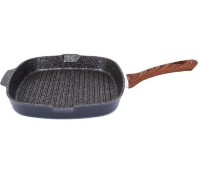 Сковорода-гриль KUKMARA сгкгг280а а/пр литая 28х28см Granit ultra blue