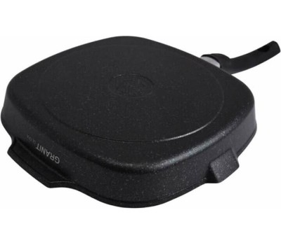 Сковорода-гриль KUKMARA сгкгг280а а/пр литая 28х28см Granit ultra blue