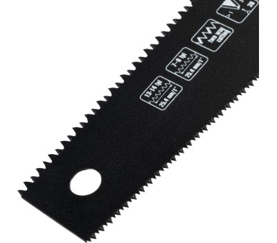 Ножовка MATRIX Ножовка по дереву UNIVERSAL, 350 мм, две рабочие кромки 13-14 TPI и 7-8 TPI, тефлоновое покрытие