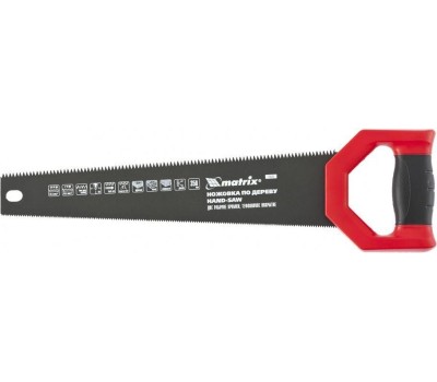 Ножовка MATRIX Ножовка по дереву UNIVERSAL, 350 мм, две рабочие кромки 13-14 TPI и 7-8 TPI, тефлоновое покрытие