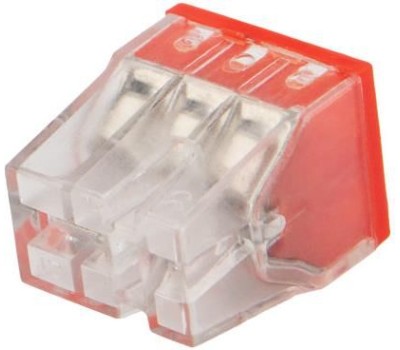Клемма REXANT (07-3209) Экспресс-клемма СМК 2273-206, 6-проводная 0.5-2.5 мм , прозрачная (100 шт./уп.)