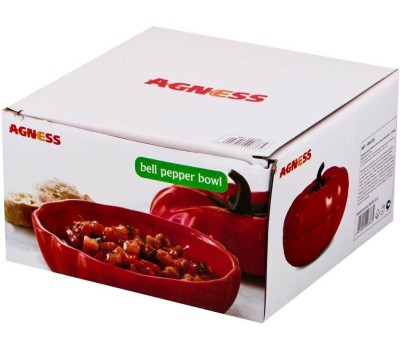 Блюдо для запекания AGNESS 490-336 IL RACCOLTO ТОМАТ с крышкой 500мл