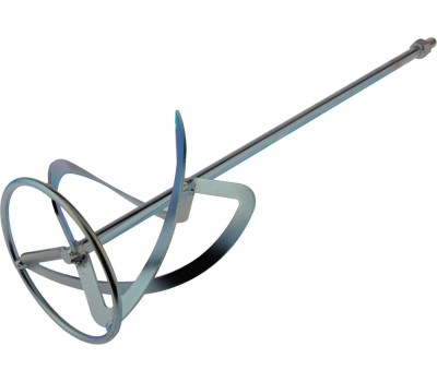 СИБРТЕХ Насадка для миксера, для легких растворов, 160 х 590 мм, оцинкованная, хвостовик резьба М14 848997