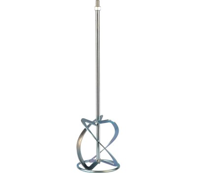 СИБРТЕХ Насадка для миксера, для легких растворов, 160 х 590 мм, оцинкованная, хвостовик резьба М14 848997