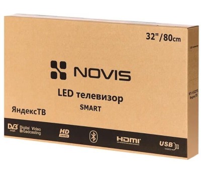 Телевизор NOVIS NTV-H3229TS HD SMART TV Яндекс Безрамочный