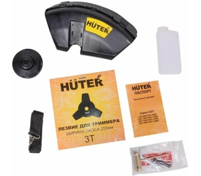 HUTER Триммер бензиновый GGT-553TA 2500Вт 3.4л.с. неразбор.штан. реж.эл.:леска/нож