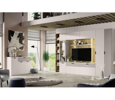 Модульная мебель АНРЭКС MODERN Шкаф навесной 1D/87-40. ПЕРСИДСКИЙ ЖЕМЧУГ (2 кор.)