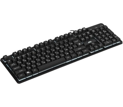 Клавиатура DEFENDER (45186) Arx GK-196L RU,черн/проз,радуж
