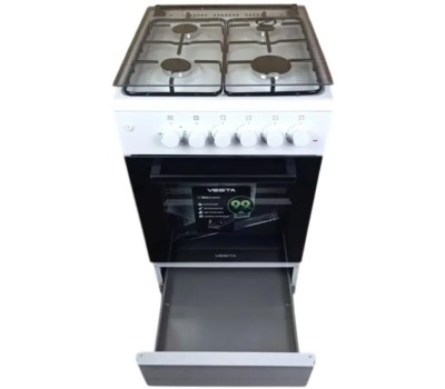Комбинированная плита VESTA Valencia VGE 50 10-E Белый с VD