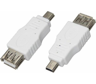 REXANT Переходник гнездо USB-A (Female)-штекер miniUSB (Male)