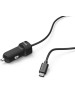 HAMA Автомобильное зарядное устройство H-173618, USB-C, 15Вт, 3A, черный [00173618]