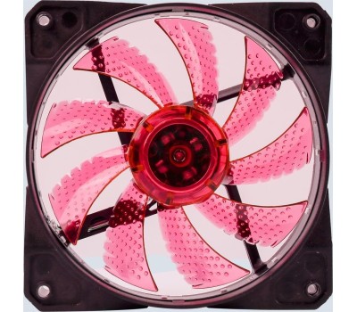 DIGMA Вентилятор DFAN-LED-RED 120мм, 3-pin, от БП:4-pin (Molex), 1200об/мин, 23 дБ, RGB, черный, Ret