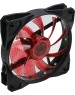 DIGMA Вентилятор DFAN-LED-RED 120мм, 3-pin, от БП:4-pin (Molex), 1200об/мин, 23 дБ, RGB, черный, Ret
