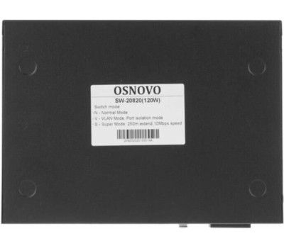 Коммутатор OSNOVO Коммутатор SW-20820(120W), неуправляемый