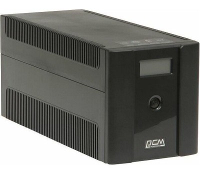 PowerCom Raptor RPT-1025AP LCD ИБП {Line-Interactive, 1025VA/615W, Tower, 4xEURO, LCD, USB}{1107532}