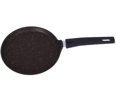 Сковорода KUKMARA Сковорода блинная а/пр литая 20см съемн/руч Кофейный мрамор ТМ