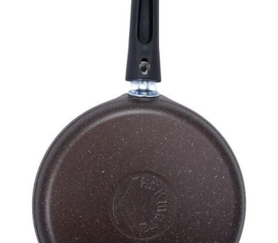 Сковорода KUKMARA Сковорода блинная а/пр литая 20см съемн/руч Кофейный мрамор ТМ
