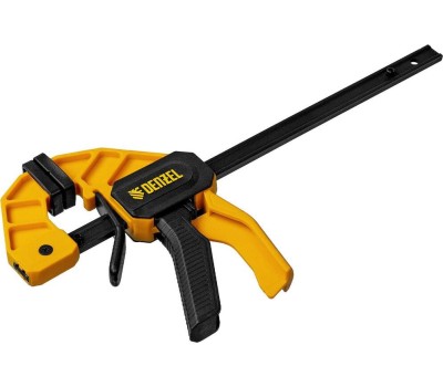 Струбцина DENZEL Струбцина F-образная, быстрозажимная, 150 х 55 мм, усиленный нейлоновый корпус 20501