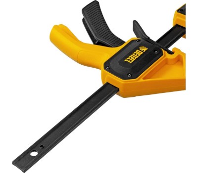 Струбцина DENZEL Струбцина F-образная, быстрозажимная, 150 х 55 мм, усиленный нейлоновый корпус 20501