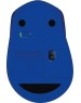 LOGITECH Мышь беспроводная M330 Silent Plus, радио, оптическая, USB, 1000dpi, синий [910-004925]