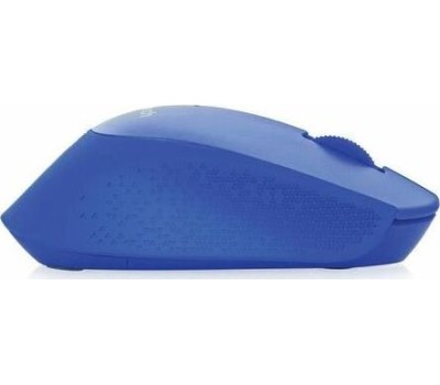 LOGITECH Мышь беспроводная M330 Silent Plus, радио, оптическая, USB, 1000dpi, синий [910-004925]