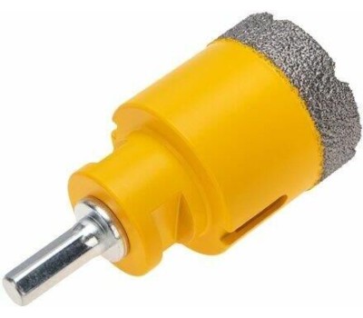 KRANZ Коронка алмазная профессиональная по керамограниту и железобетону М14, вакуумное спекание, 45мм, для УШМ