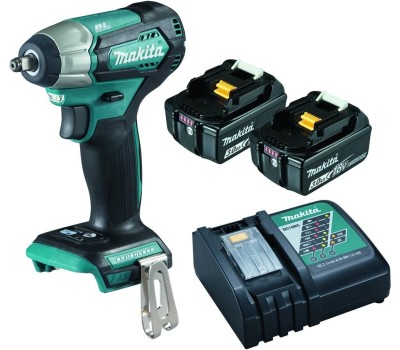 MAKITA Ударный гайковерт DTW180RFE, с двумя аккумуляторами