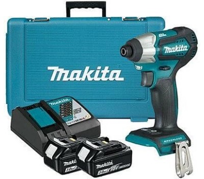 MAKITA Ударный гайковерт DTW180RFE, с двумя аккумуляторами